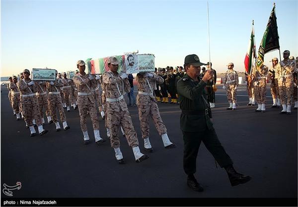 مراسم استقبال از پیکر مطهر پنج شهید-مشهد 3