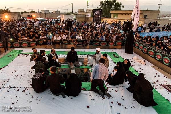 تشییع و خاک سپاری پیکر مطهر دو شهید گمنام در شهرستان لامرد 23