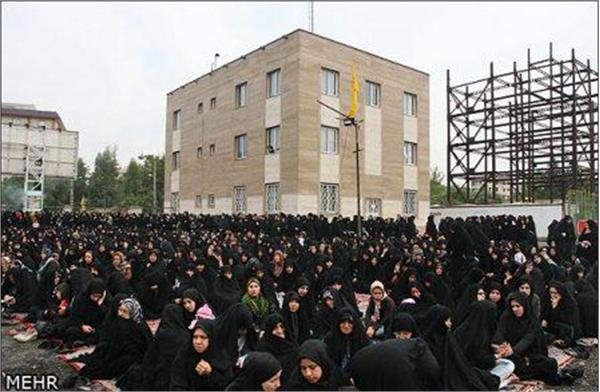 تشییع و خاکسپاری شهدای گمنام در شهرک کیانشهر تهران