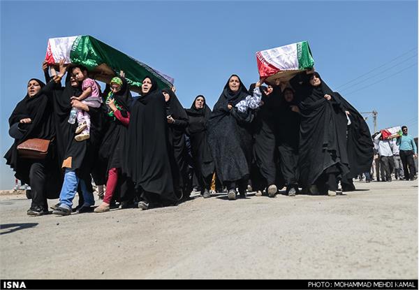 ورود 270 شهید دوران دفاع مقدس از طریق مرز شلمچه 6