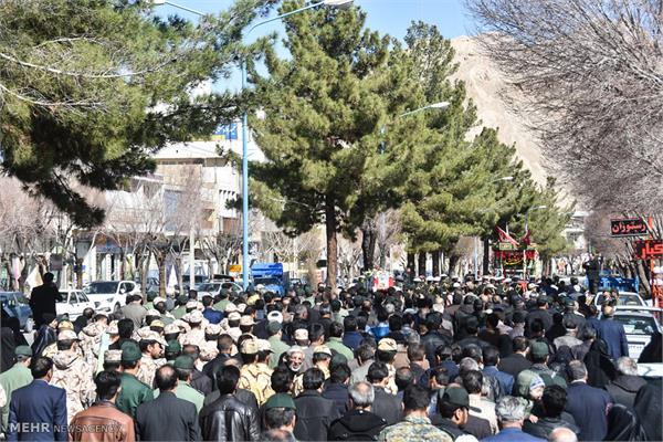 تشییع پیکر مطهر شهید «محمدحسن جلی» در شهرضا‎ 15