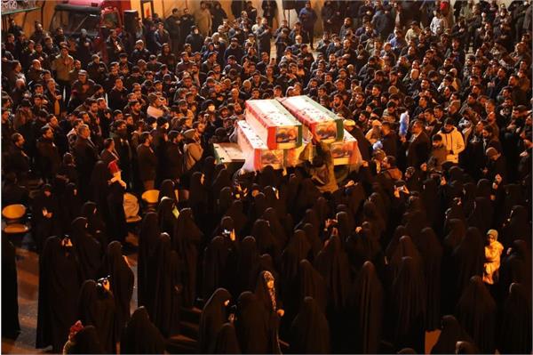 وداع با پیکر مطهر شهید حاج صادق امیدزاده و یارانش - 1 بهمن 1402