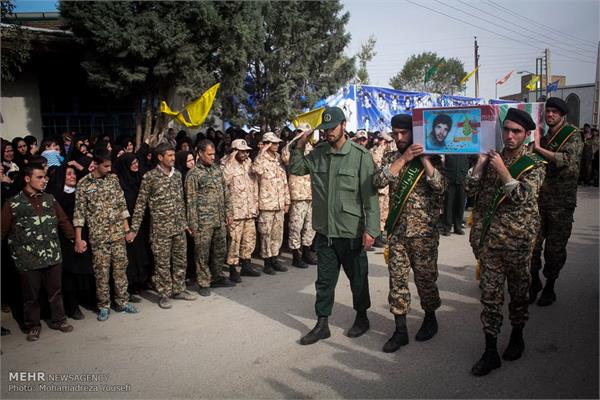 مراسم تشییع پیکر مطهر شهید مهدی طیبی 8