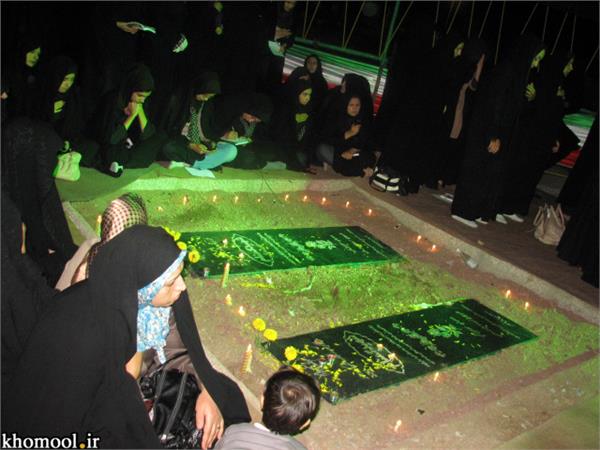 تشییع و خاکسپاری شهدای گمنام دانشگاه آزاد اسلامی اردستان استان اصفهان-12/7/89