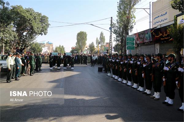 استقبال و تشییع چهار شهید گمنام در اردبیل 5