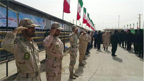 ورود پیکر مطهر ۵۵ شهید دفاع مقدس - شلمچه 19