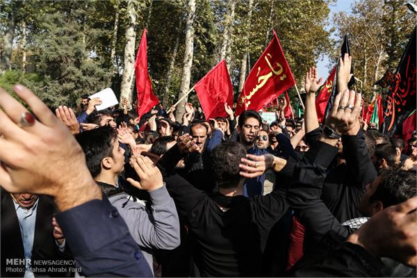 مراسم تشییع دو شهید گمنام در دانشگاه مالک اشتر 9