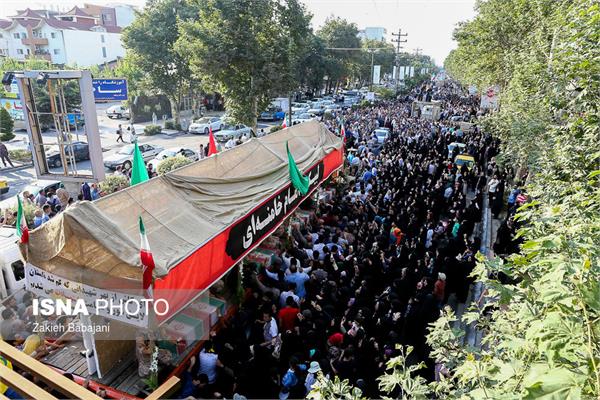 استقبال از پیکر شهدای دفاع مقدس در آمل 10