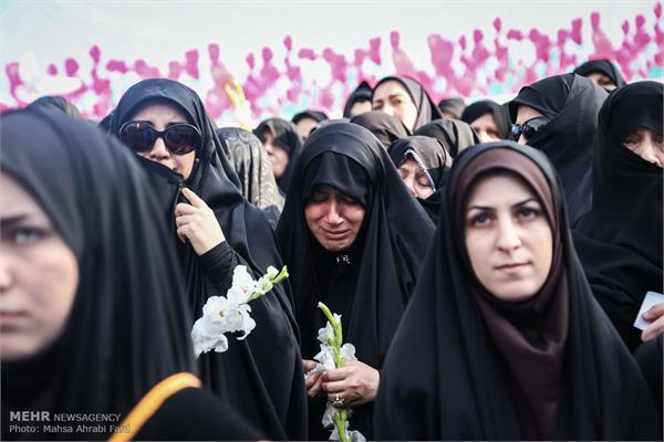 مراسم تشییع دو شهید گمنام در دانشگاه مالک اشتر 18