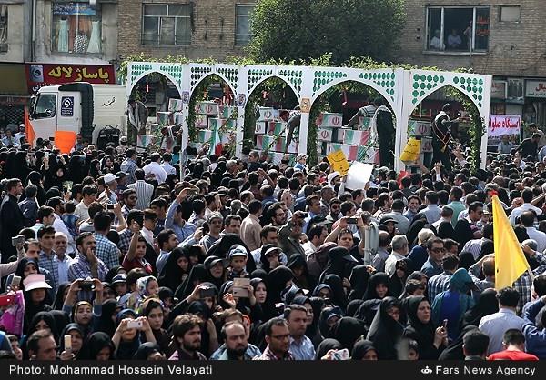 آئین تشییع 270 شهید دفاع مقدس در تهران(3) 3