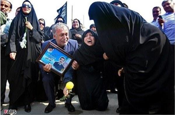 مراسم تبادل پیکرهای جنگ تحمیلی در شلمچه