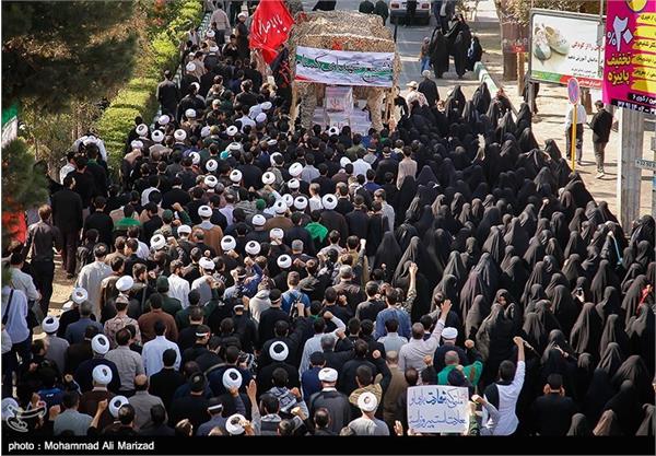 تشییع پیکر ۸ شهید گمنام دفاع مقدس - قم 3