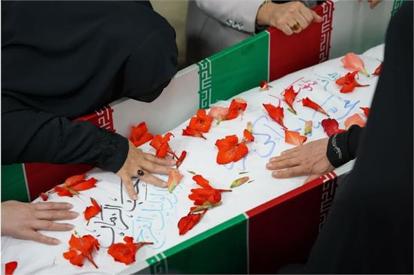 وداع با پیکر مطهر شهید تازه تفحص شده محمد خاکی‌زاده - 9 مهر 1403 8