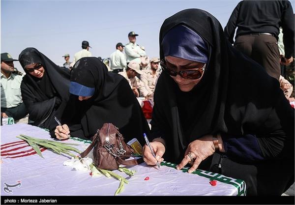 مراسم استقبال از ۷۸ شهید دوران دفاع مقدس در مرز شلمچه 4