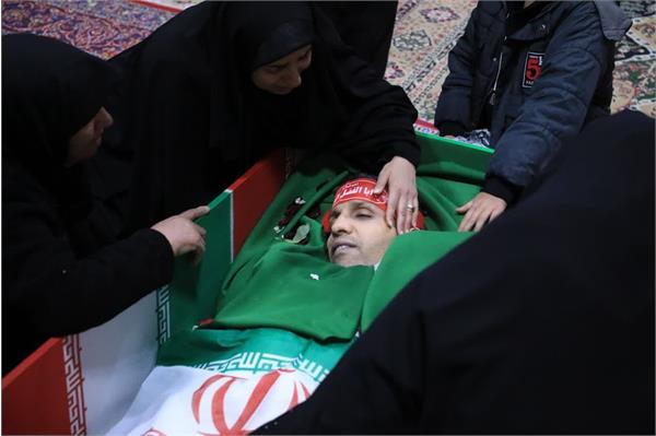 وداع با پیکر مطهر شهید القدس سعید علیدادی - 14 بهمن 1402