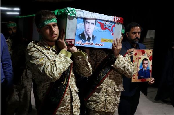 وداع با پیکر مطهر شهید تازه تفحص شده محمد خاکی‌زاده - 9 مهر 1403 1