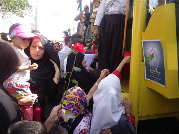 تشییع شهدای دوران دفاع مقدس در سقز 3