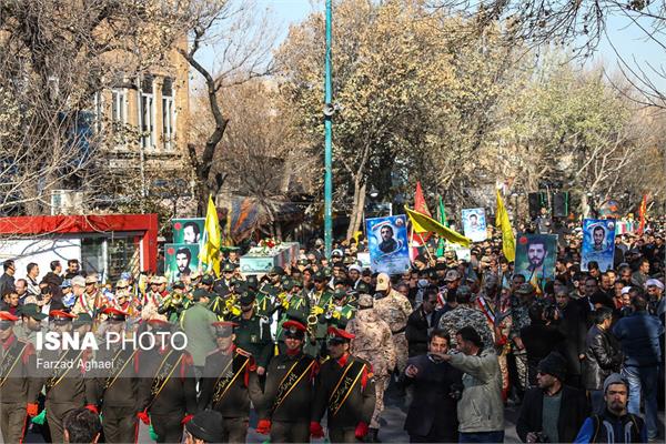 تشییع ۷ شهید گمنام - تبریز 9