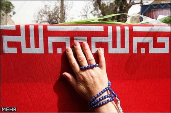 تشییع شهید گمنام در همدان