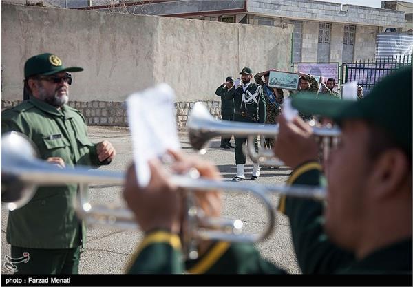 تشییع پیکر شهید گمنام در کرمانشاه 13