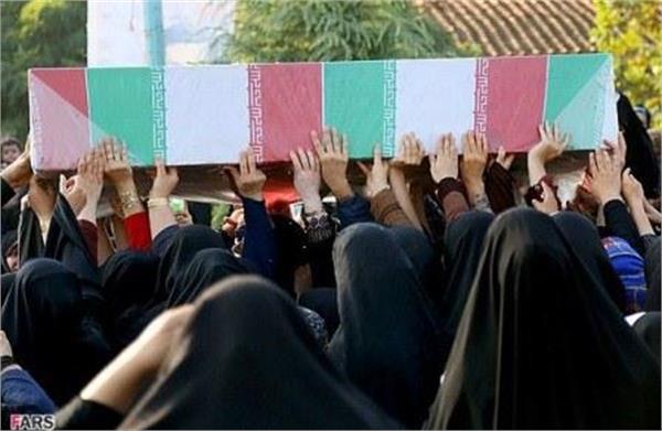 تشییع و خاکسپاری 4شهید گمنام در لنگرود