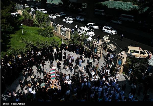 مراسم تشییع و خاکسپاری شهید گمنام در فدراسیون تکواندو 3