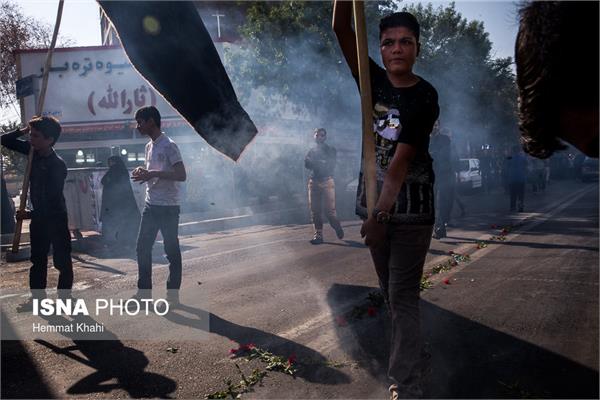 تشییع پیکر دو شهید گمنام در بوستان شقایق - خانی‌آباد تهران 3
