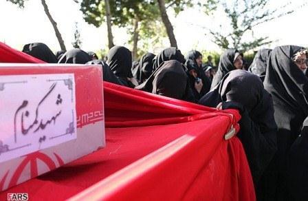 تشییع و خاکسپاری شهدای دفاع مقدس در اصفهان