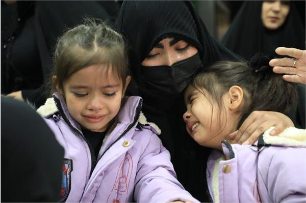 وداع با پیکر مطهر شهید القدس لشکر فاطمیون سید علی حسینی - 17 بهمن 1402