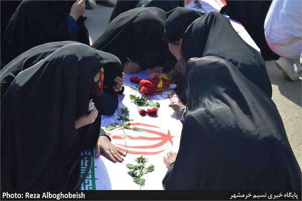 ورود 76 شهید نازه تفحص شده به کشور از طریق مرز شلمچه 13