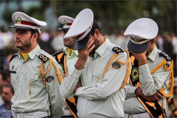 تشییع پیکر سه شهید تازه تفحص شده نیروی انتظامی 6