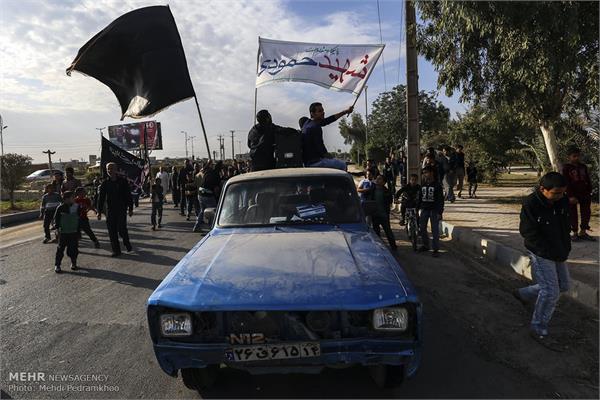 تشییع و تدفین پیکرهای مطهر ۲ شهید گمنام دفاع مقدس در خوزستان 22