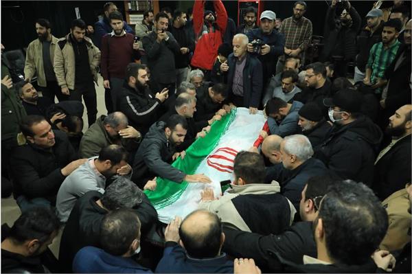 وداع با پیکر مطهر شهید القدس سعید علیدادی - 14 بهمن 1402