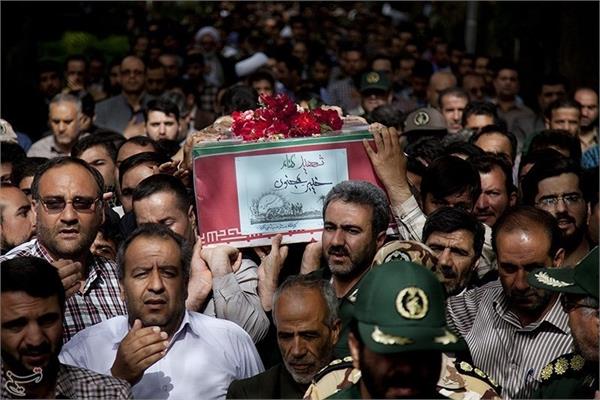 تشییع و خاکسپاری شهید گمنام در کرمانشاه 6