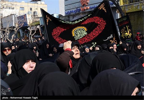 تشییع پیکر دوشهید گمنام و مراسم عزاداری شهادت حضرت زهرا(س) - مشهد 10