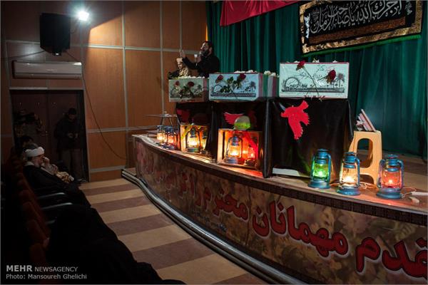 تشییع شهید گمنام در دانشگاه فنی دختران شاهرود‎ 1