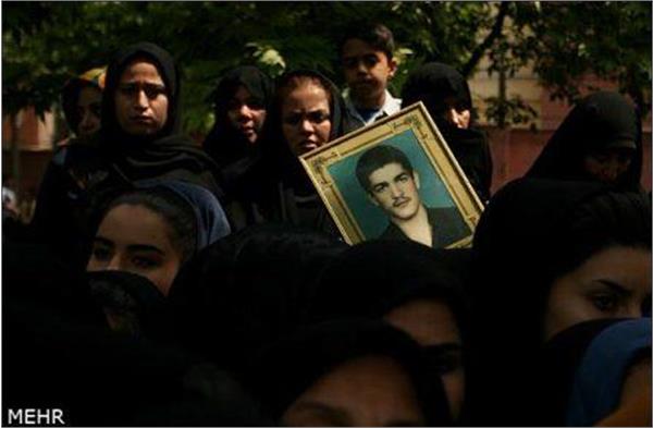 تشییع و خاکسپاری شهدای گمنام در شهرک کیانشهر تهران