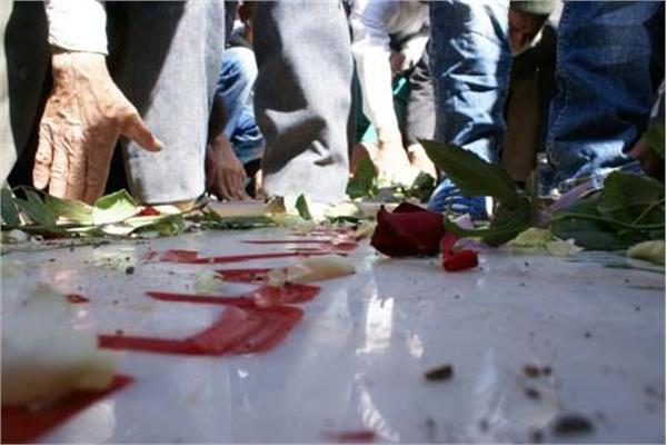 تشییع و خاکسپاری شهدا گمنام در دهاقان اصفهان