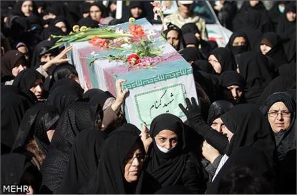 تشییع شهدای گمنام در اصفهان