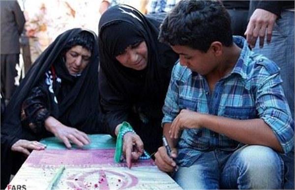 تشییع و خاکسپاری شهیدان گمنام دفاع مقدس در استان ایلام