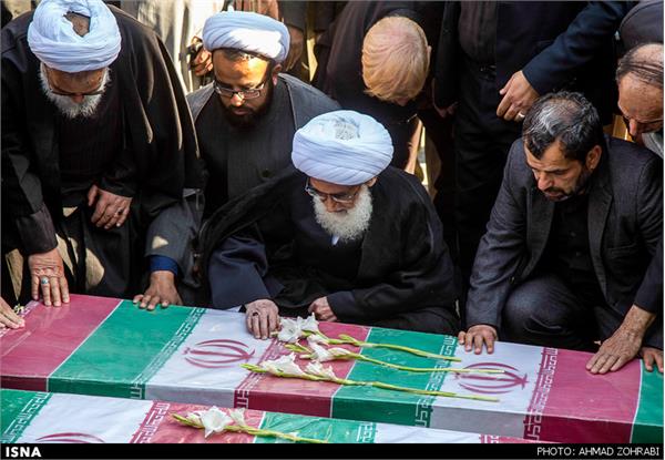 تشییع پیکر پنج شهید گمنام دفاع مقدس - قم