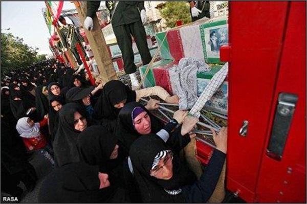 تشیییع 96شهید دوران دفاع مقدس در شهر قم