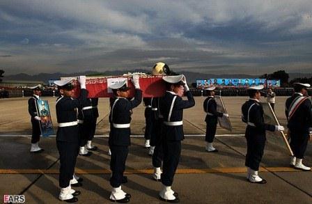 تشییع شهدای نیروی هوایی ارتش