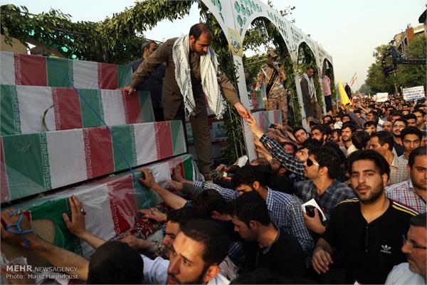 آئین تشییع 270 شهید دفاع مقدس در تهران 21