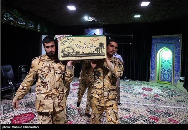 وداع با پیکر شهید تازه تفحص شده خلیل تاروردی 11