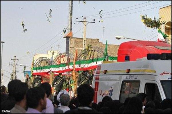 تشیییع 96شهید دوران دفاع مقدس در شهر قم