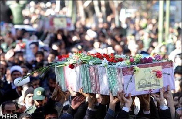 تشییع شهدای گمنام در اصفهان
