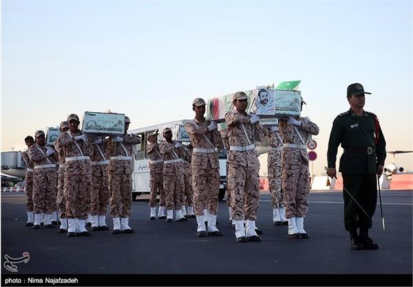 مراسم استقبال از پیکر مطهر پنج شهید-مشهد 14