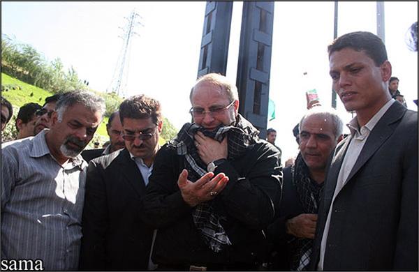 تشییع و خاکسپاری شهدای گمنام بوستان نهج البلاغه تهران-12/7/89