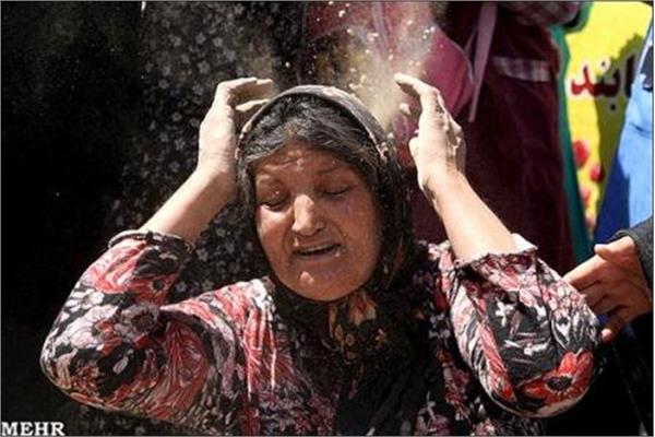 تشییع شهدای دوران دفاع مقدس در شهر خمین